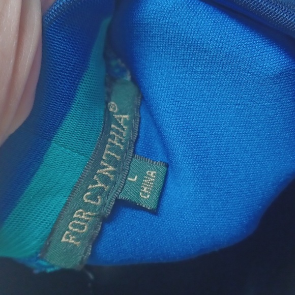 For Cynthia Size L Multicolor Striped Strapless Cover Up Maxi Dress - Picture 5 of 5